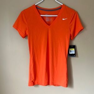 Nike Orange Women’s Dri-Fit T-Shirt NWT